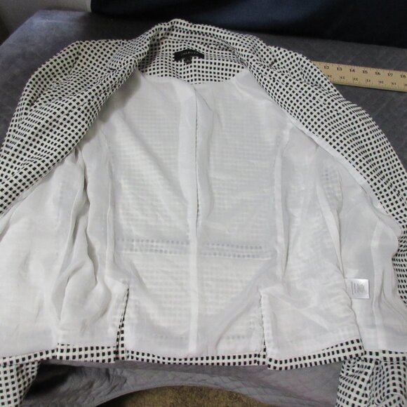 Talbots Gingham Blazer Jacket Large - Picture 11 of 16